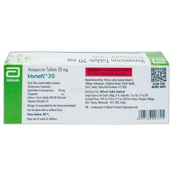 vonefi 20 tablet 10's